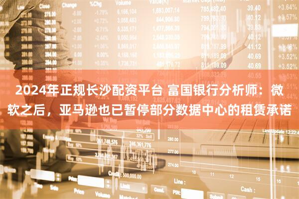 2024年正规长沙配资平台 富国银行分析师：微软之后，亚马逊也已暂停部分数据中心的租赁承诺